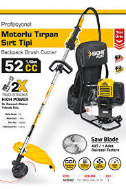SGS5362 MOTORLU TIRPAN SIRT TİPİ 52 CC 1.6 KW